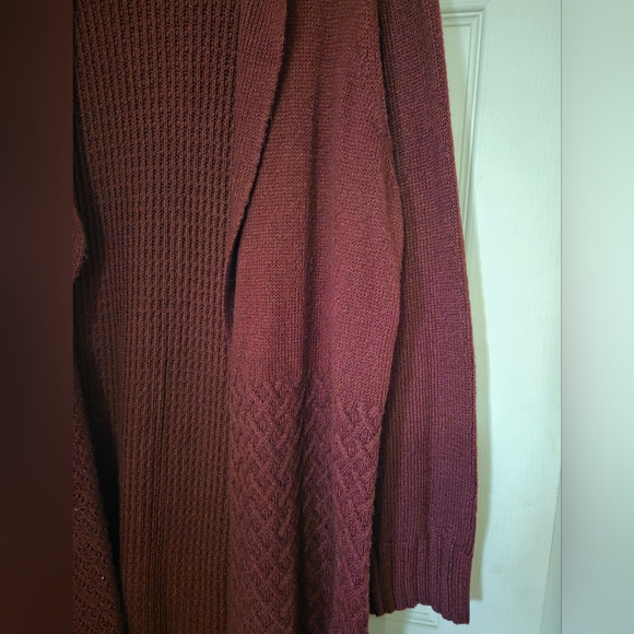 Chico's Elegant Burgundy Women's Sweater XL - Picture 4 of 6
